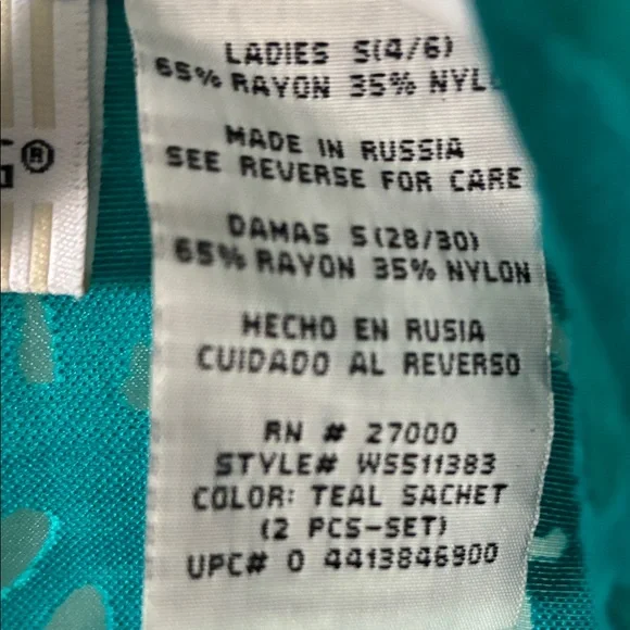 White Stag Vibrant Teal Button-Down 3/4 sleeve Casula Top Sz XL - Picture 3 of 6